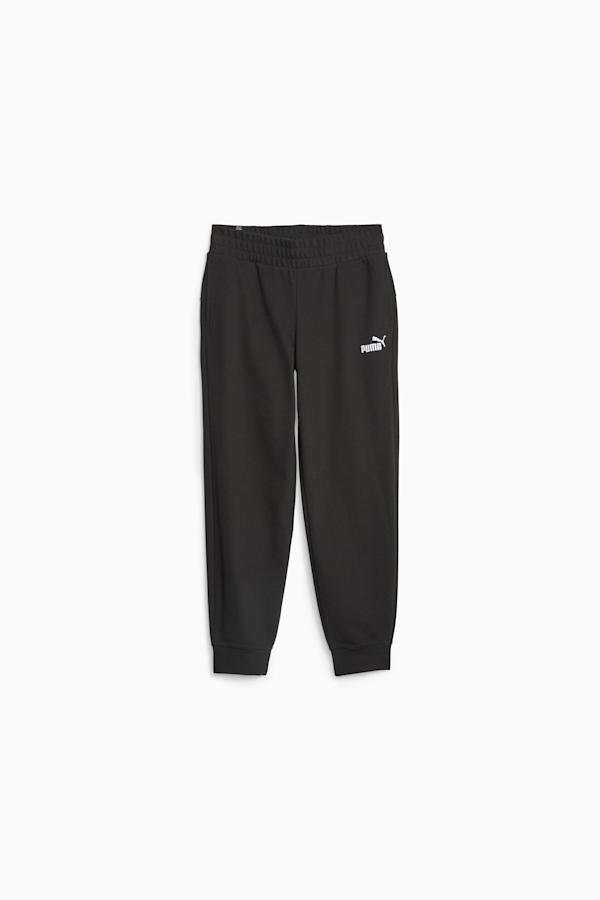 adidas Elastic Waistband Cozy Furry Joggers - Black, Kids' Training