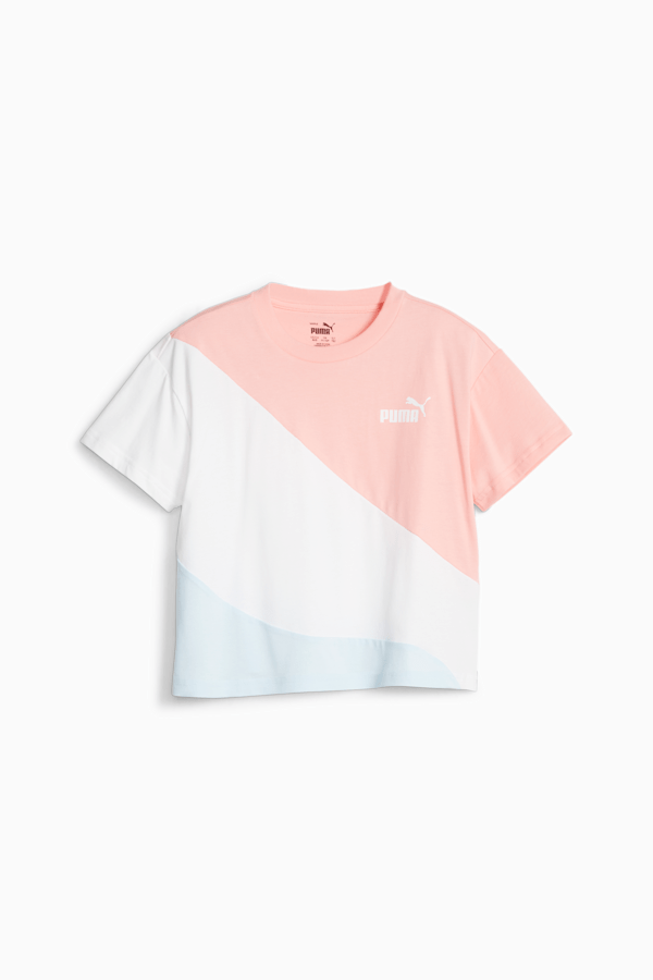 PUMA POWER Youth Tee, Icy Blue, extralarge