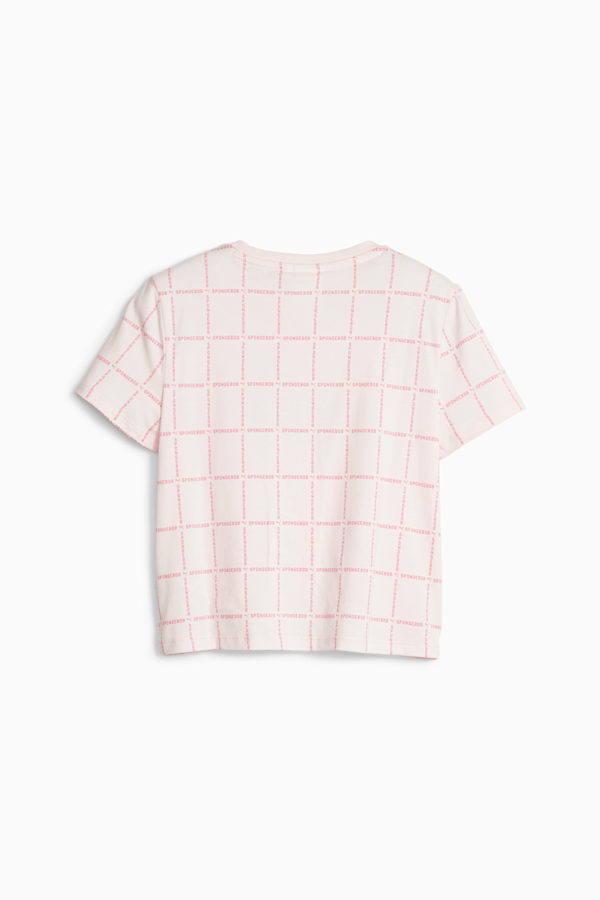 PUMA x SPONGEBOB SQUAREPANTS Girls' Tee, Frosty Pink, extralarge