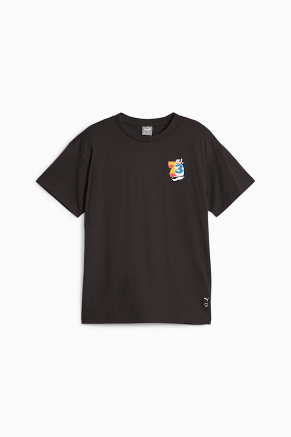 T-shirt de basketball Trash Talk, jeunes, PUMA Black, extralarge