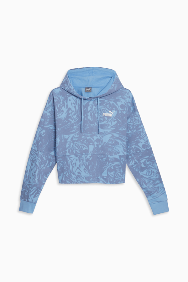 Puma all over print camo insert overhead top hoodie