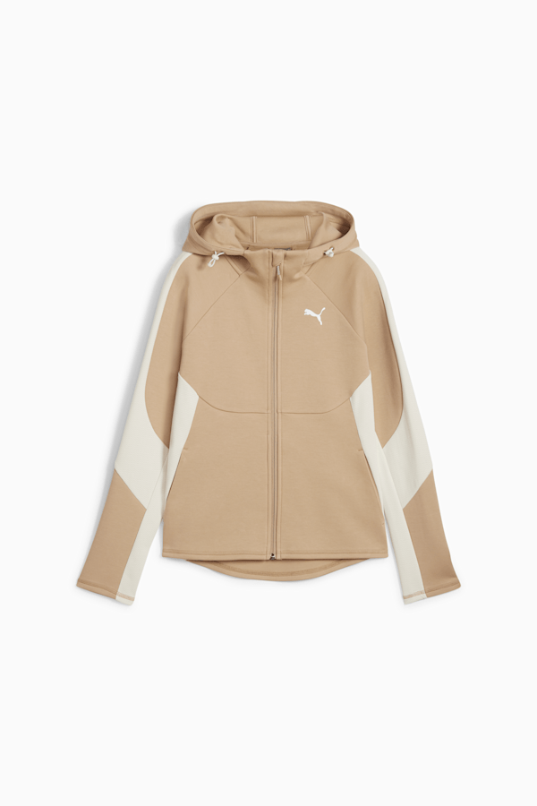 HER Terry Full-Zip Hoodie Women, Beige, Puma