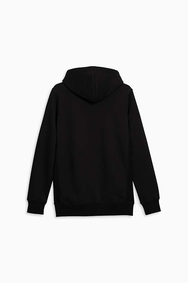 Suede Logo Men's Zip Up, PUMA Black, extralarge
