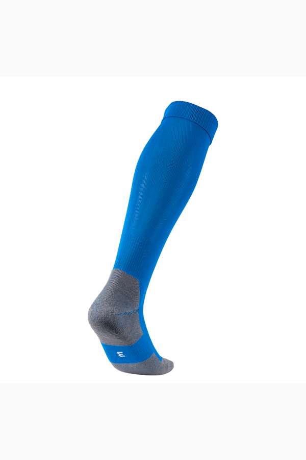Football Men's LIGA Core Socks, Electric Blue Lemonade-Puma White, extralarge