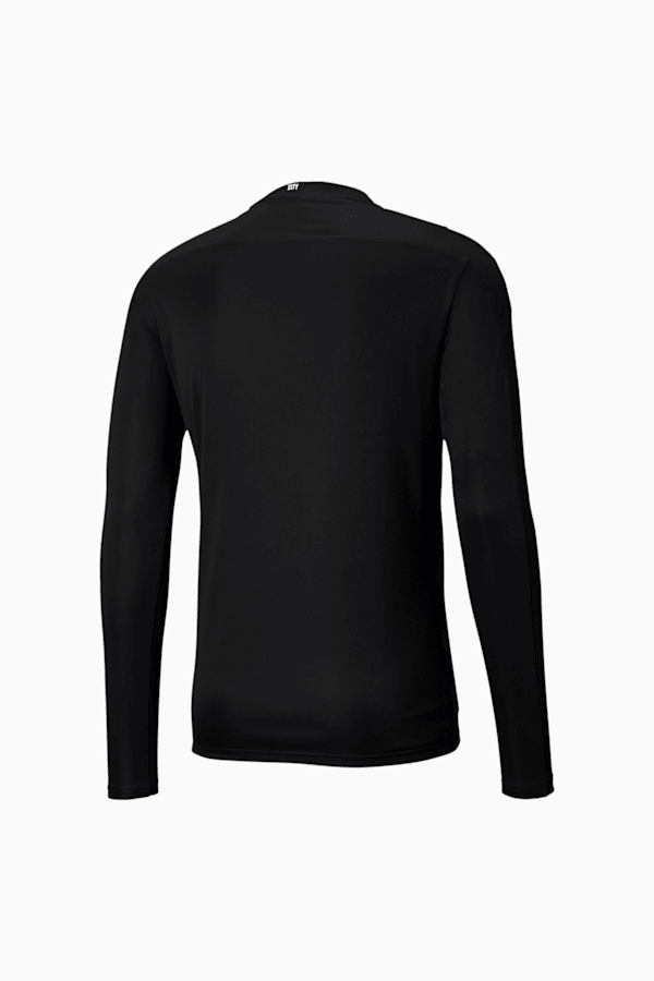 Manchester City Blank Black Goalkeeper Long Sleeves Soccer Club Jersey