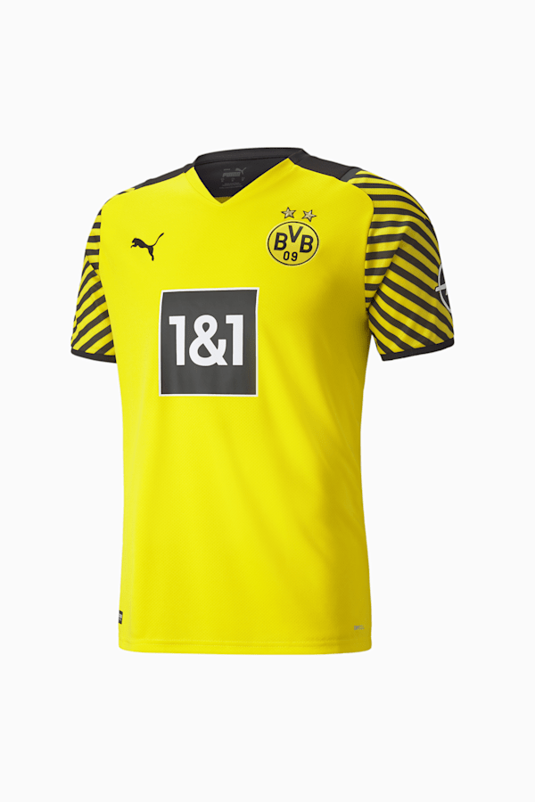 BVB Home Replica Men's  Jersey, Cyber Yellow-Puma Black, extralarge