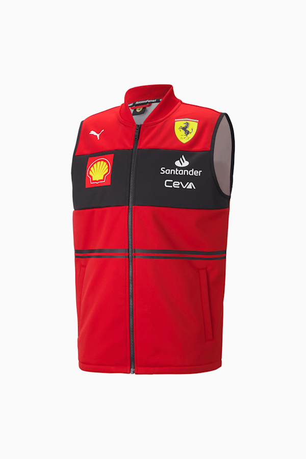 Scuderia Ferrari Team Men's Gilet, Rosso Corsa, extralarge-GBR