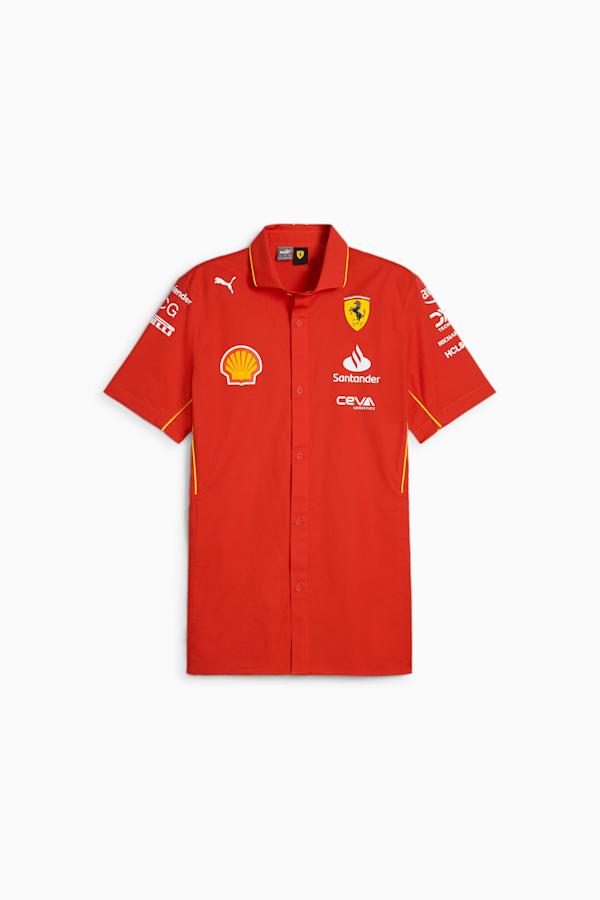 Scuderia Ferrari 2024 Replica Collection Team Shirt Men, Burnt Red, extralarge