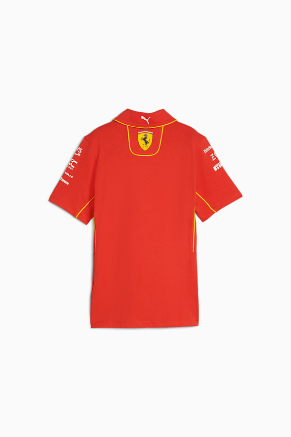Scuderia Ferrari 2024 Replica Collection Team Polo Women, Burnt Red, extralarge