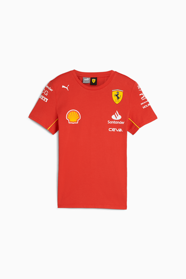 Scuderia Ferrari 2024 Replica Collection Team Tee Youth, Burnt Red, extralarge