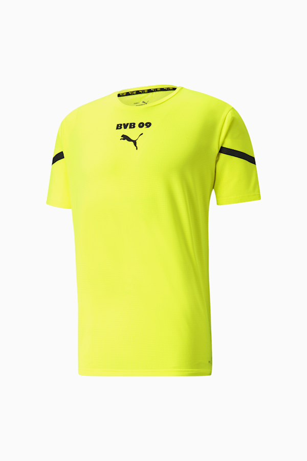 BVB Pre-match Men's Jersey, Safety Yellow-Puma Black, extralarge
