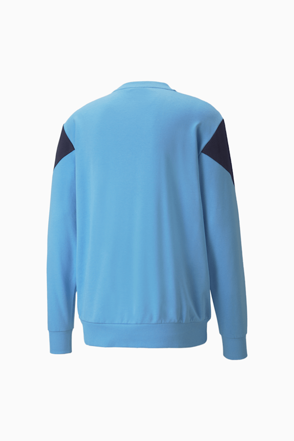 Man City FtblCulture Men's Football Sweater, Team Light Blue-Puma White, extralarge
