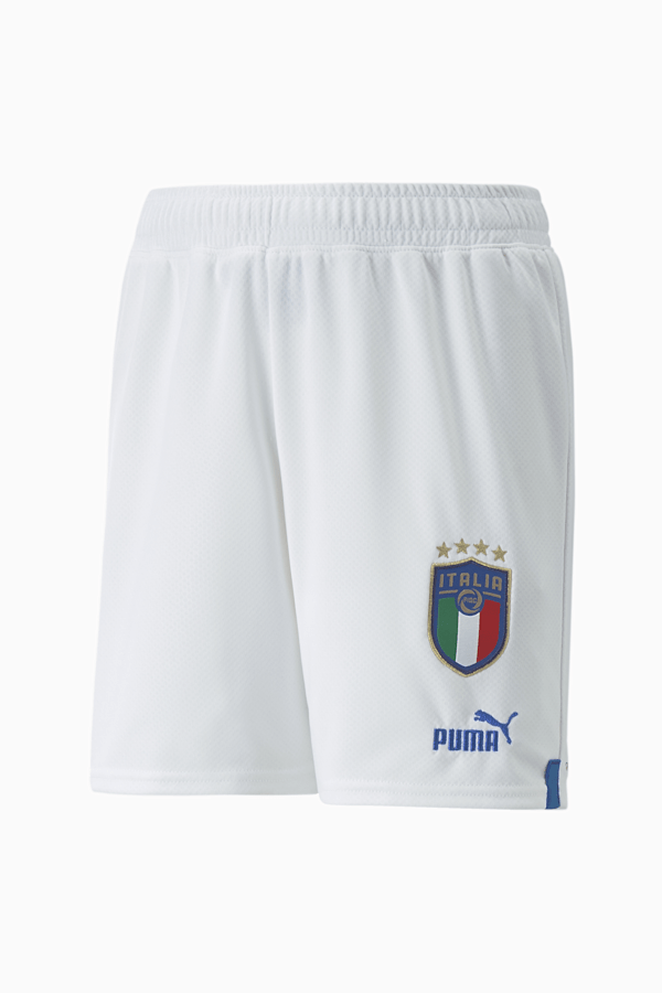 Italy 22/23 Replica Shorts Youth, Puma White-Ignite Blue, extralarge
