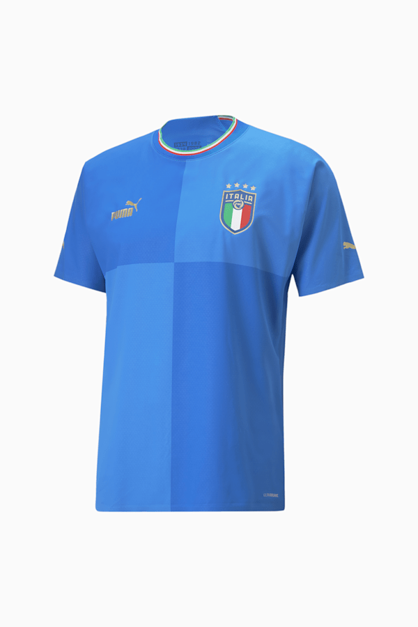 Italy Home 22/23 Authentic Jersey Men, Ignite Blue-Ultra Blue, extralarge