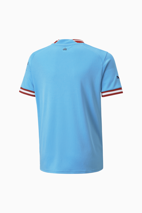 Manchester City F.C. Home 22/23 Replica Jersey Youth, Team Light Blue-Intense Red, extralarge