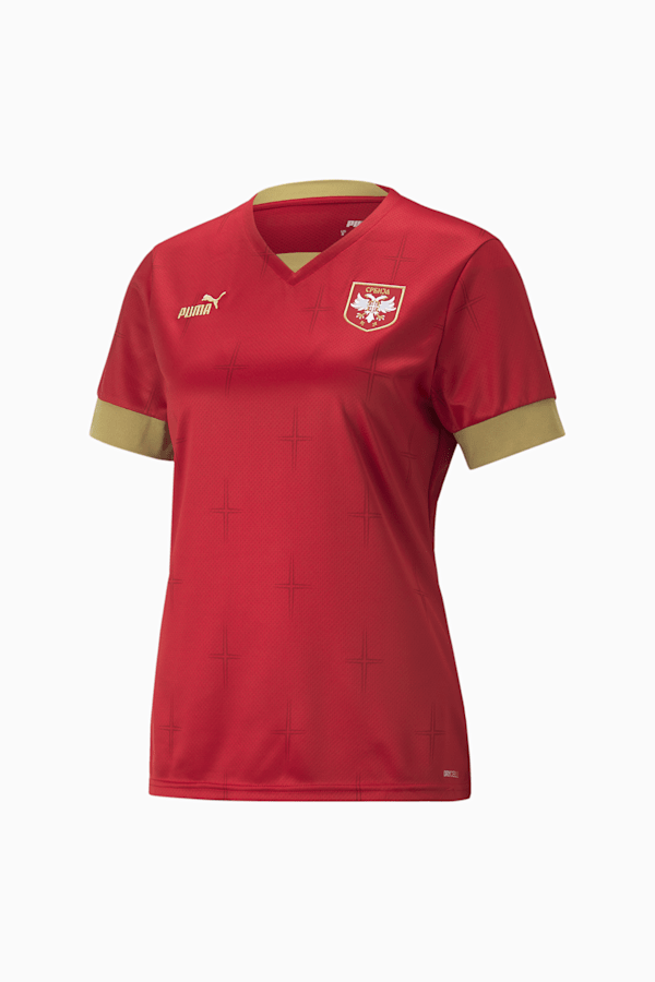 Serbia Home 22/23 Replica Jersey Women, Chili Pepper-Victory Gold, extralarge
