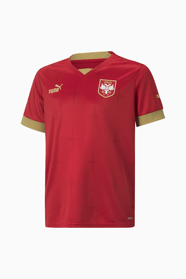 Serbia Home 22/23 Replica Jersey Youth, Chili Pepper-Victory Gold, extralarge