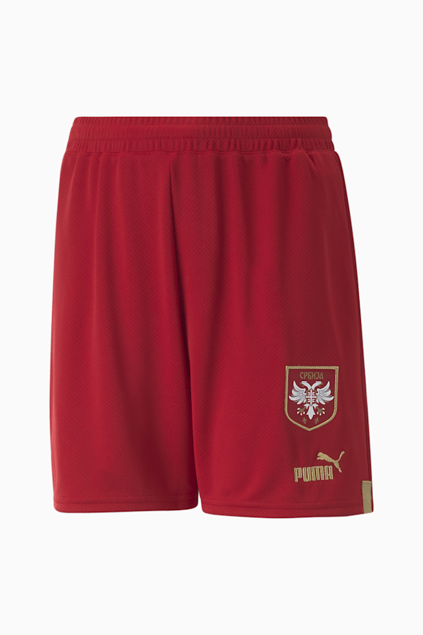 Serbia 22/23 Replica Shorts Youth, Chili Pepper-Victory Gold, extralarge