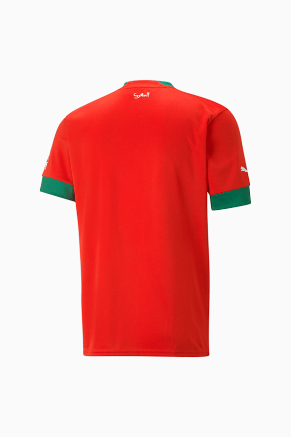 Morocco Home 22/23 Replica Jersey Men, Puma Red-Power Green, extralarge