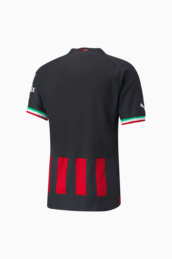 A.C. Milan Home 22/23 Authentic Jersey Men, Puma Black-Tango Red, extralarge
