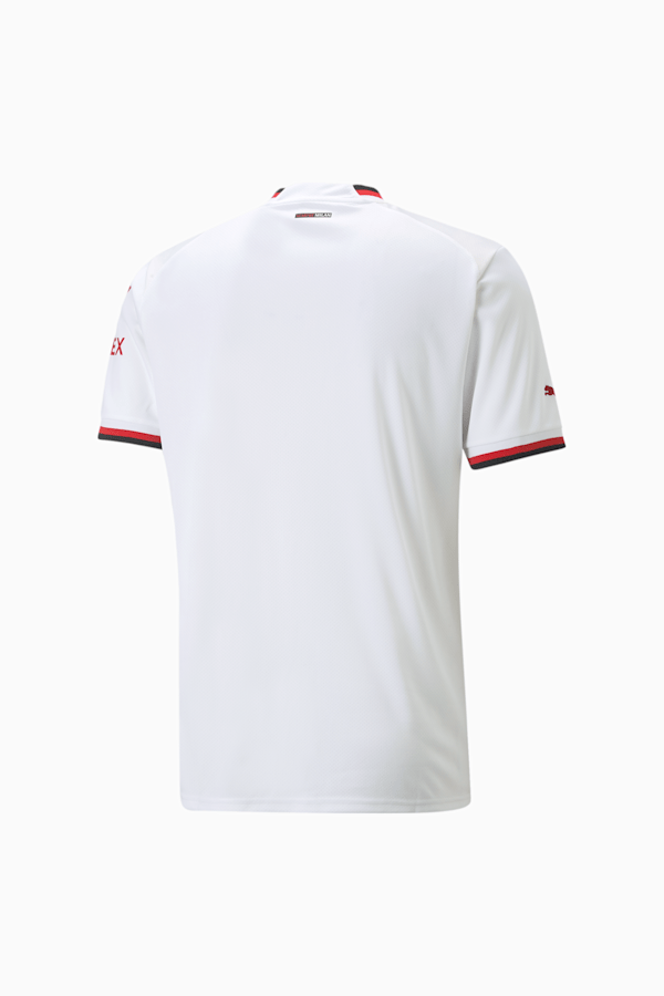 A.C. Milan Away 22/23 Replica Jersey Men, Puma White-Tango Red, extralarge