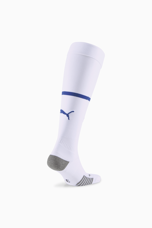 Olympique de Marseille Football Banded Replica Socks Men, Puma White-Limoges, extralarge