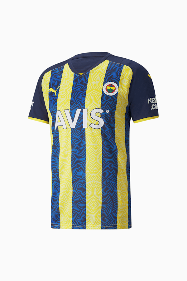 Fenerbahçe S.K. Home Men's Jersey 21/22, Blazing Yellow-Medieval Blue, extralarge