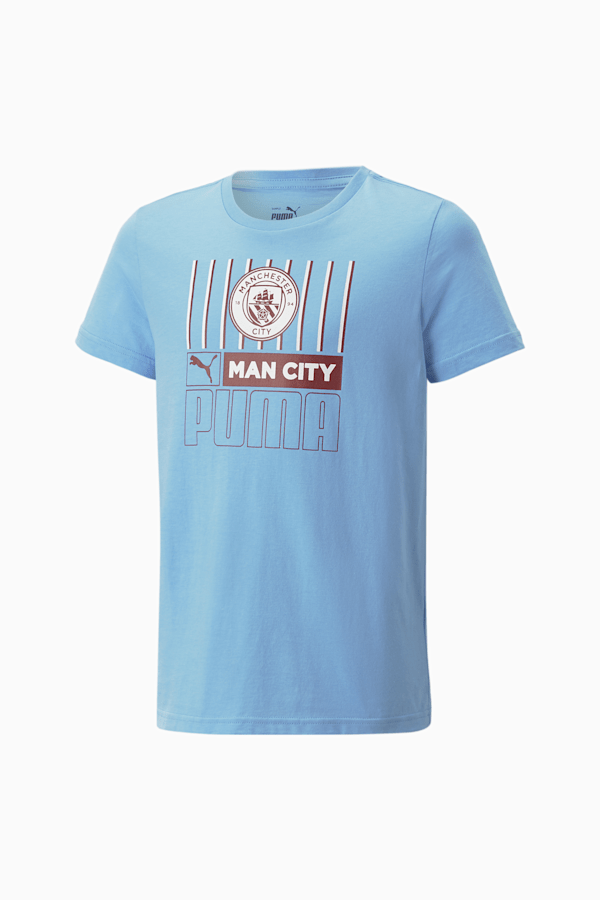 Manchester City F.C. Football ftblCore Tee Youth, Team Light Blue-Intense Red, extralarge