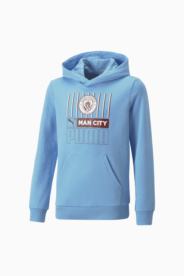 Manchester City F.C. Football ftblCore Hoodie Youth, Team Light Blue-Intense Red, extralarge-GBR
