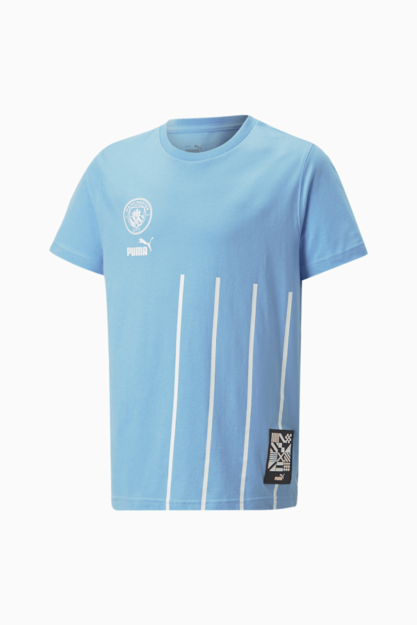 Manchester City F.C. ftblCulture Tee Youth, Team Light Blue-Puma White, extralarge-GBR