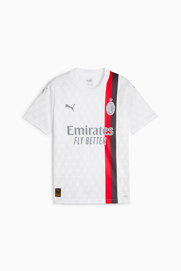 Maillot Milan AC à l’étranger 23/24 Jeunes, PUMA White-Feather Gray, extralarge
