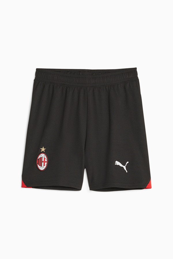 AC Milan Youth Football Shorts, PUMA Black-For All Time Red, extralarge