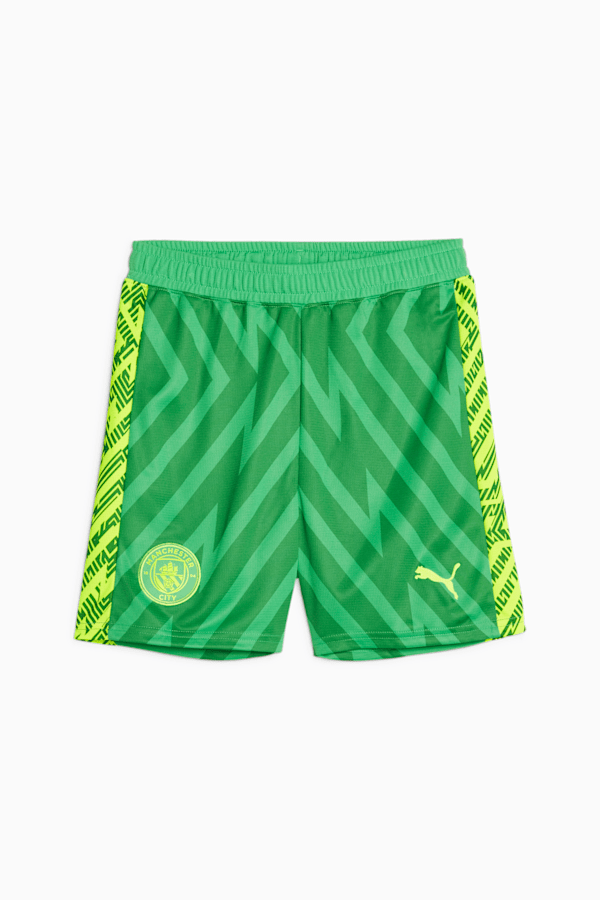 Manchester City Goalkeeper Shorts Youth, Grassy Green-Yellow Alert, extralarge-GBR