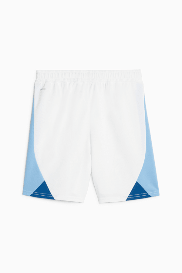 Manchester City Youth Football Shorts, PUMA White-Team Light Blue, extralarge-GBR