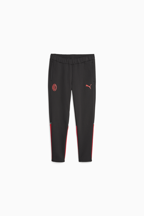AC Milan Football Casuals Sweatpants, PUMA Black-For All Time Red, extralarge