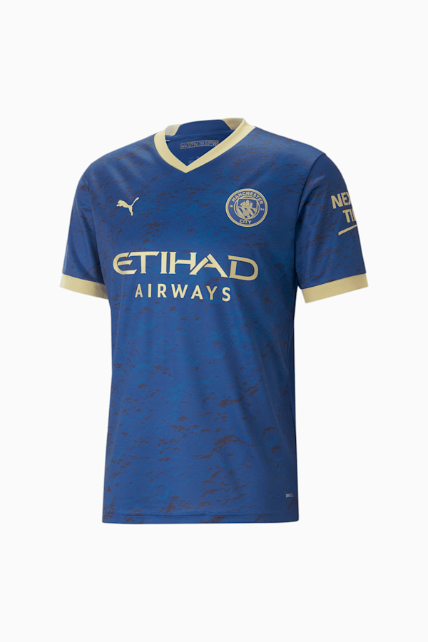 Manchester City Chinese New Year Jersey, Blazing Blue-Puma Team Gold, extralarge