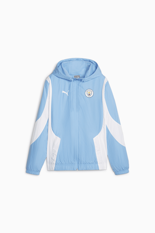 Manchester City Women's Pre-match Anthem Jacket, Team Light Blue-PUMA White, extralarge-GBR