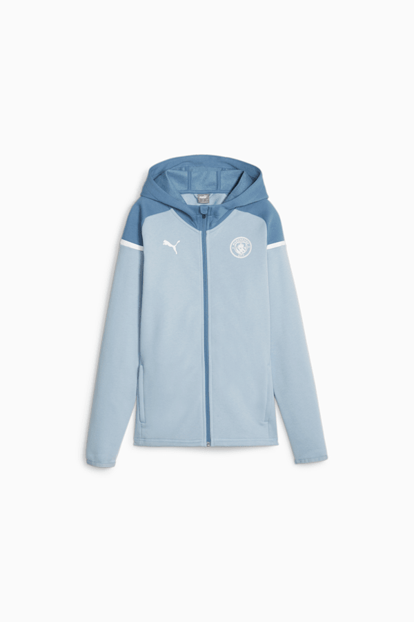 Manchester City Casuals Women's Hoodie, Blue Wash-Deep Dive, extralarge-GBR