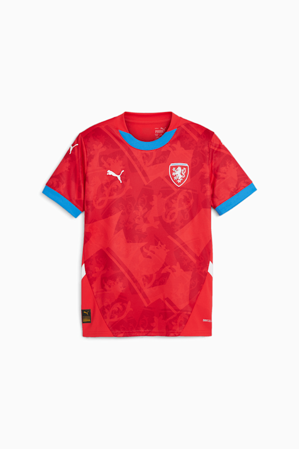 Czech Republic Football 2024 Youth Home Jersey, For All Time Red-Fast Red, extralarge