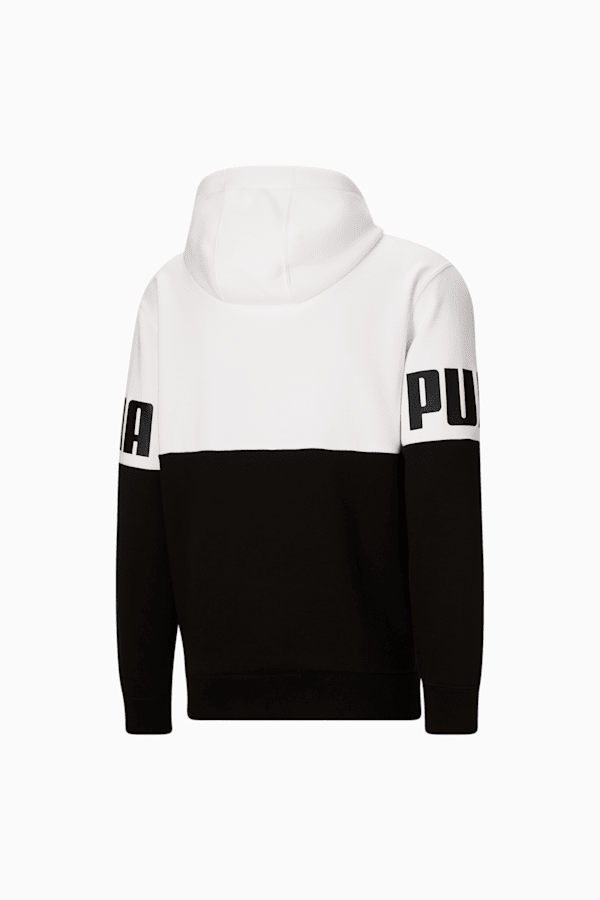 White puma hoodie mens discount
