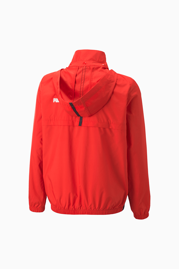 ESS+ Colour-blocked Youth Windbreaker, High Risk Red, extralarge-GBR