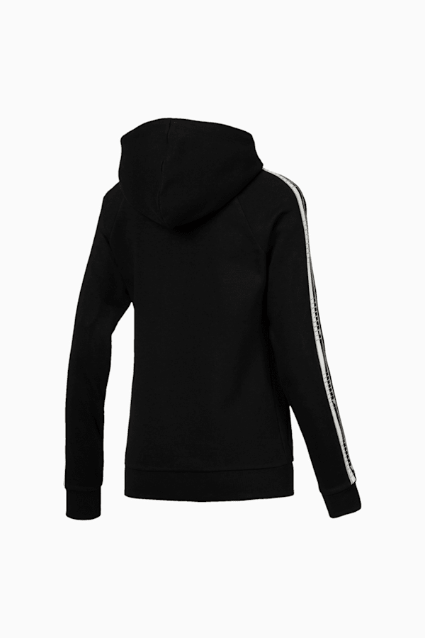 Puma taped hoodie in black clearance