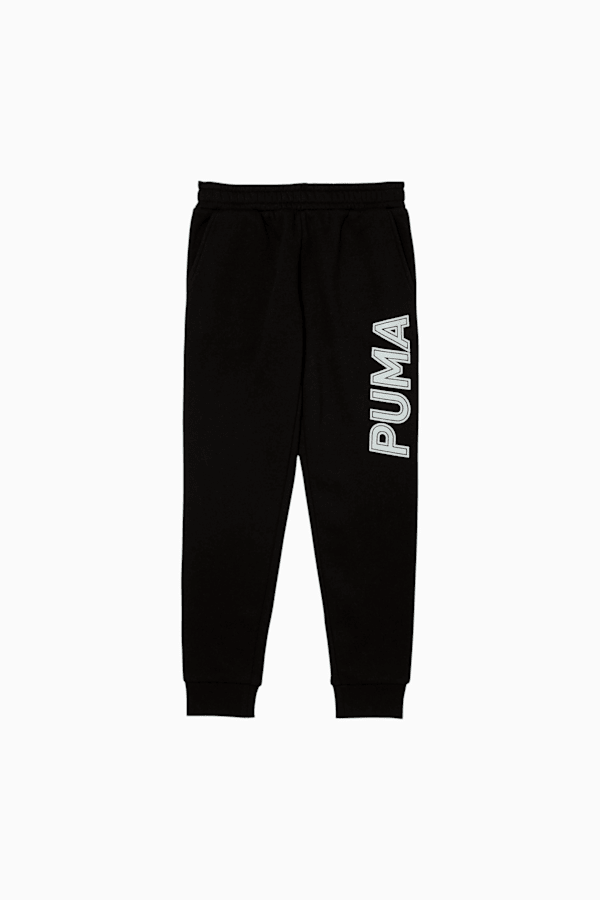 Puma grey joggers junior store