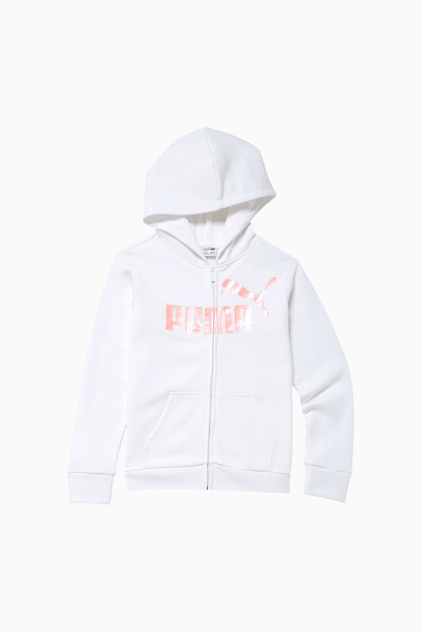 Girls black puma hoodie 2025