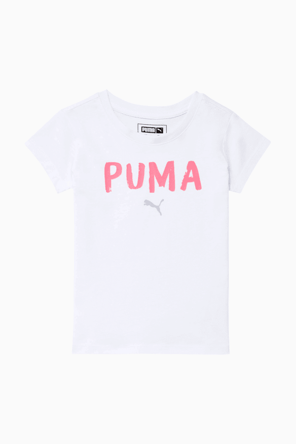 Alpha Toddler Graphic Tee, PUMA WHITE, extralarge