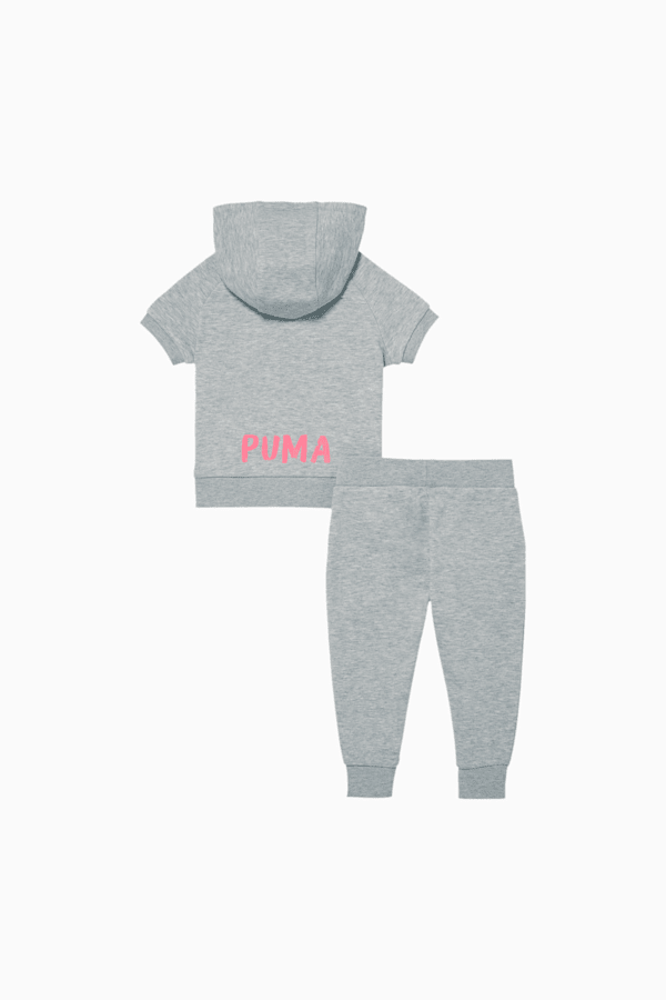French Terry Zip Up Hoodie + Capri Jogger Infant + Toddler Set