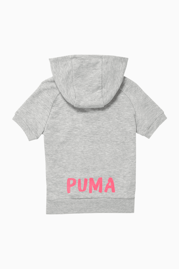 Alpha Little Kids Short Sleeve Zip Up Hoodie PUMA