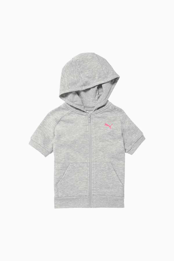 Grey puma zip up hoodie discount