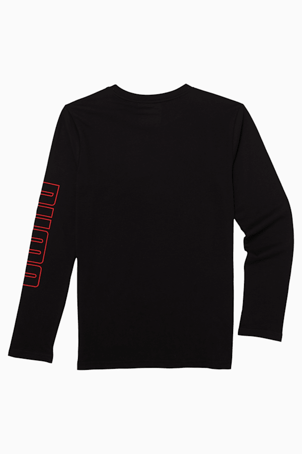 Boys long sleeve black hot sale top