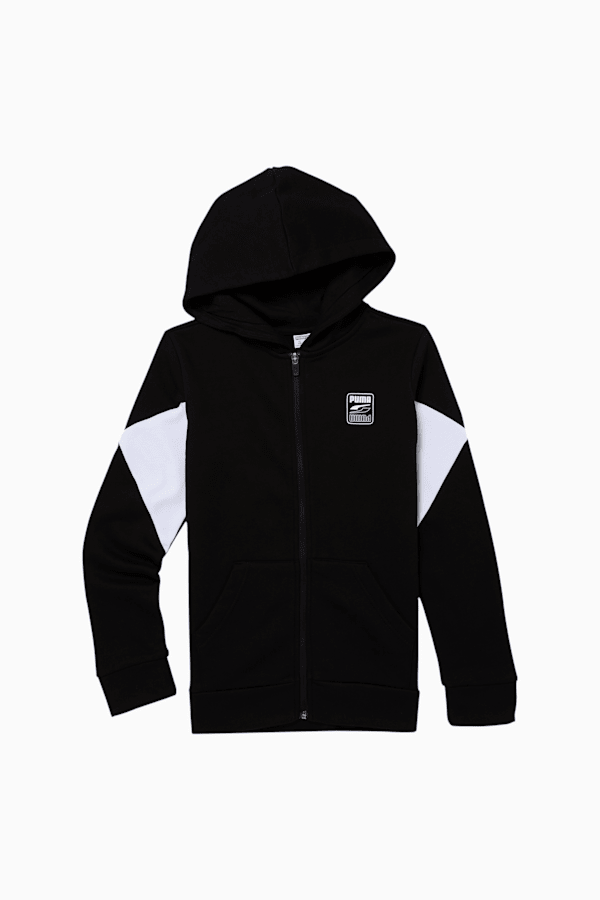 Rebel Boys Fleece Zip Up Hoodie JR